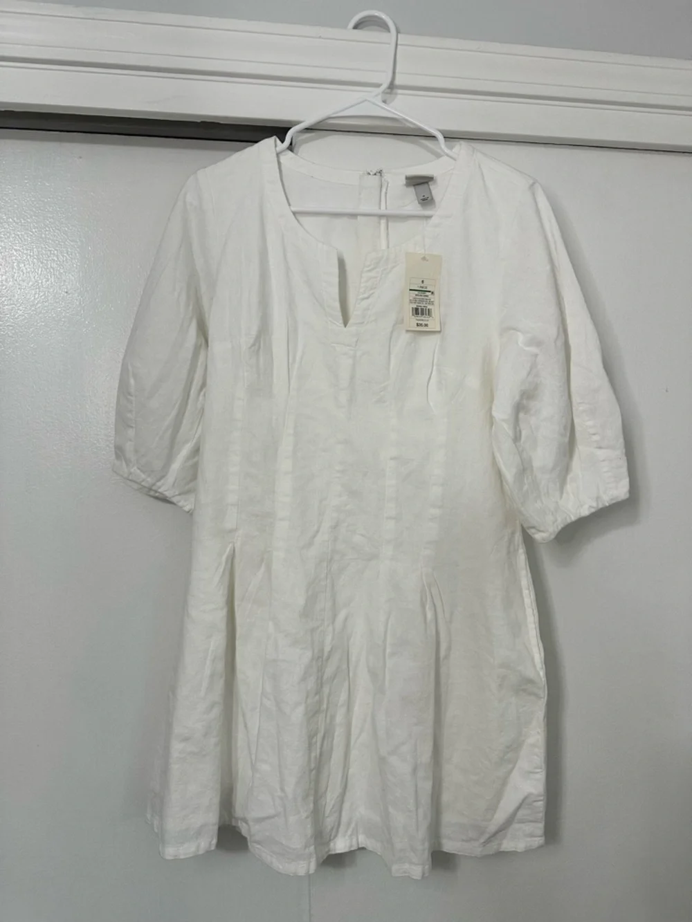A New Day A-Line Mini White Dress - Picture 1 of 7
